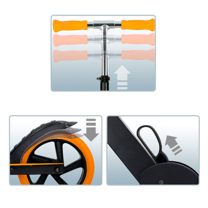 Patinete 2 Ruedas Naranja Pro Serie Cb Riders_2