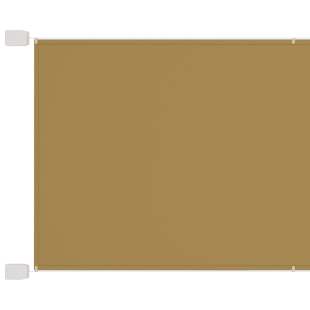 Vidaxl Toldo Vertical Beige 180x1000 Cm Tela Oxford_0