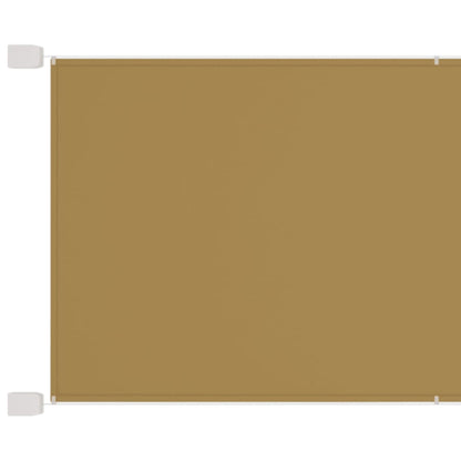 Vidaxl Toldo Vertical Beige 100x600 Cm Tela Oxford_0