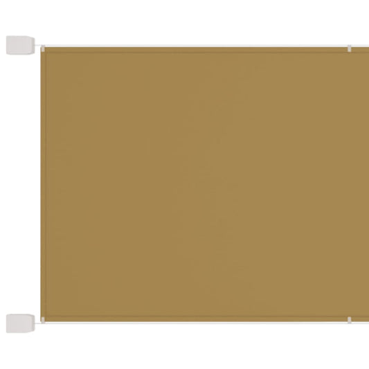 Vidaxl Toldo Vertical Beige 250x270 Cm Tela Oxford_0