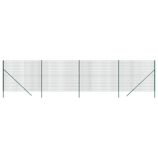 Cerca De Alambre De Acero Galvanizado Verde 1,6x10 M / Vetonek_0