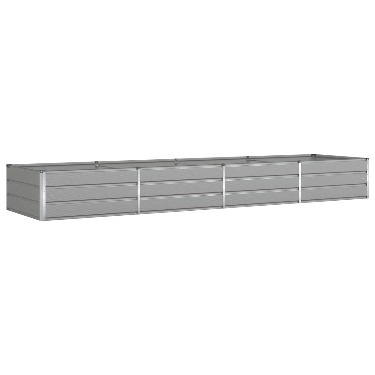 Jardinera Gris Claro 385 X 100 X 45 Cm Acero Galvanizado_0