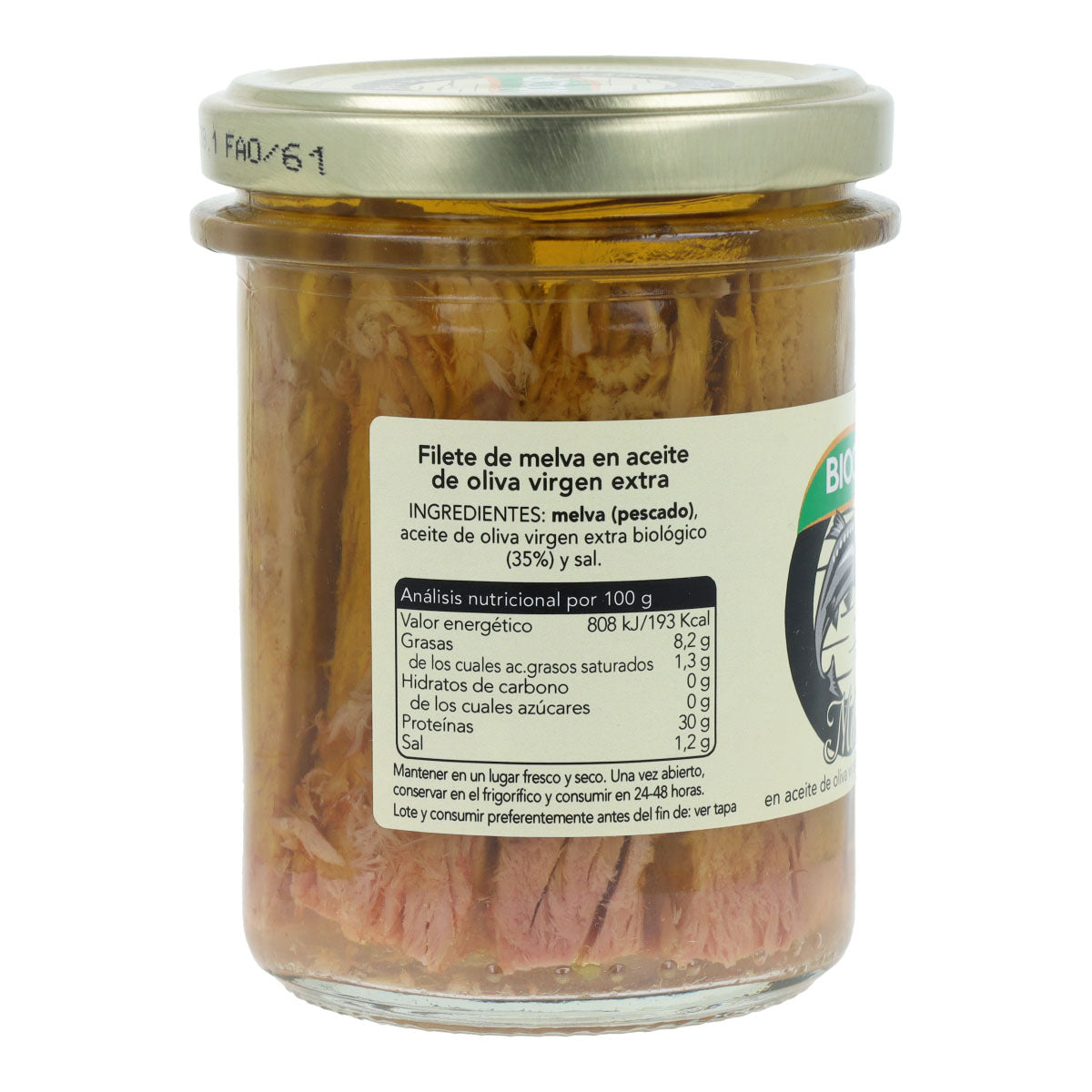 Filetes de Cavala em Conserva Biocop 195g