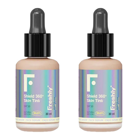 Pack de 2 séruns com protetor de cor 360º Skin Tint Clear Freshly 30ml