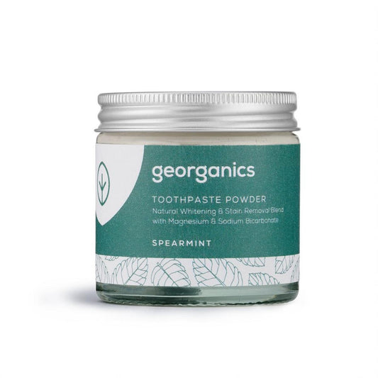 Georganics Pasta de dentes em pó de hortelã-pimenta 120 ml