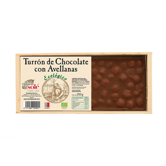 Solé Nougat de Avelã Biológico, 200g