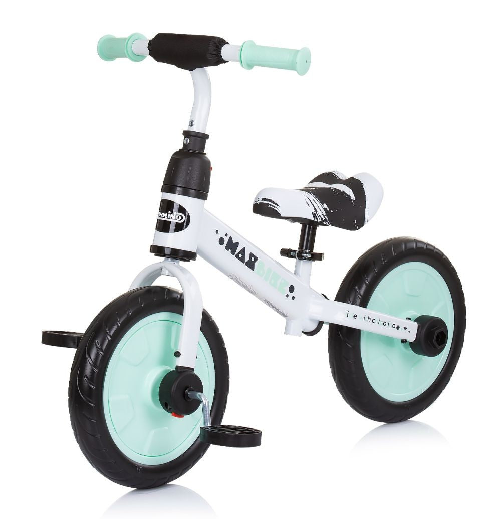 Bicicleta Infantil Con Pedales Y Ruedines Max Bike Mint_2