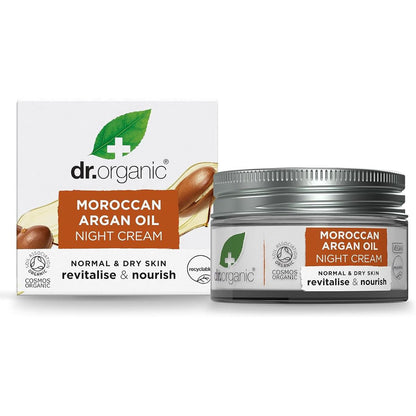Kit de oferta facial com óleo de argão Dr. Organic