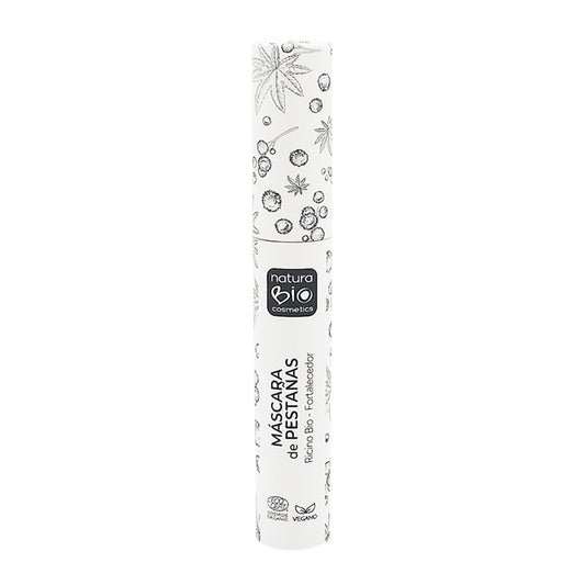 Máscara de Pestanas Volume Timanfaya 01 Preta com Óleo de Rícino e Pigmentos Minerais Naturais, NaturaBio Cosmetics 8ml