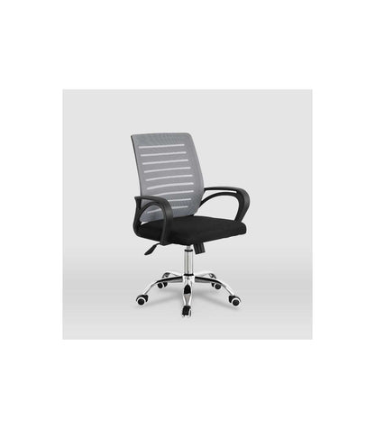 Silla Despacho Giratoria Emma Tapizada En Tejido Transpirable Gris, 92/102cm(alto) 61cm(an_5