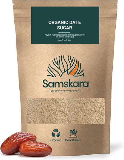 Azúcar De Dátil Bio - 1kg | Superalimento Ecológico Vegano Para Batidos, Smoothies Y Zumos, Sin Azúcares Añadidos_0