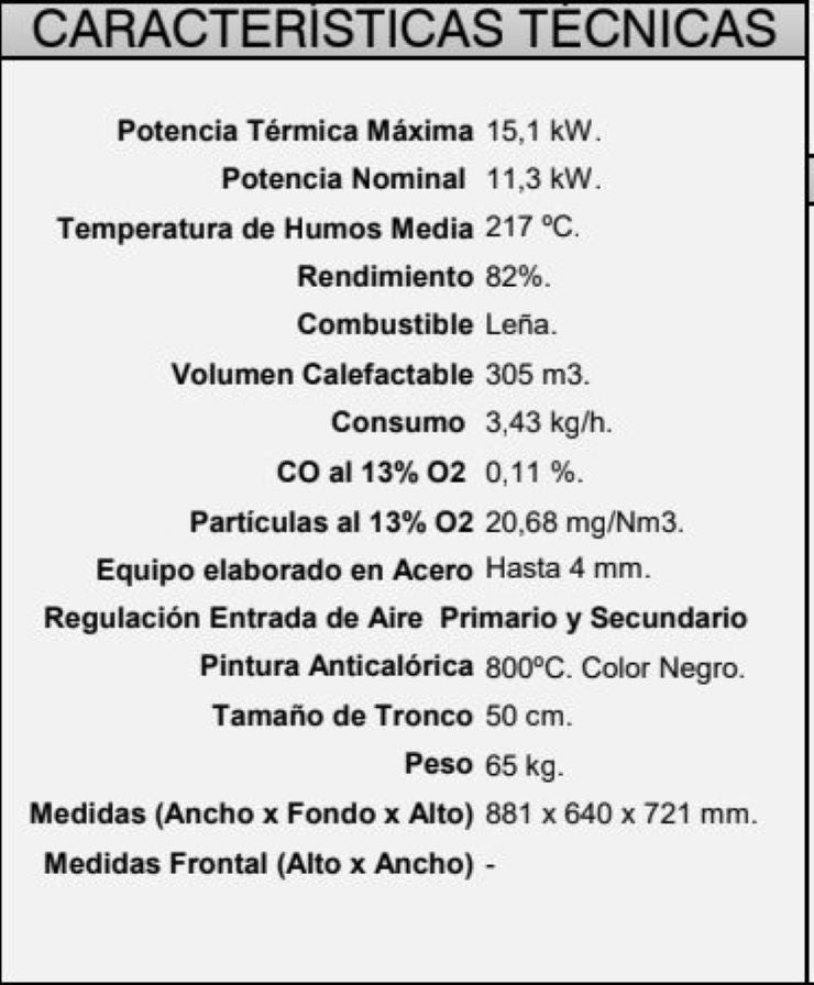 BRICOSOL Estufa Leña Rincon FM Modelo M-105_2