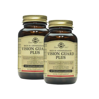 Pack 2x Vision Guard Plus Solgar, 60 cápsulas vegetais