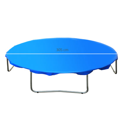 Homcom Funda Proteccion Impermeable Para Cama Elástica Trampolines Ø305 Cm Azul_2