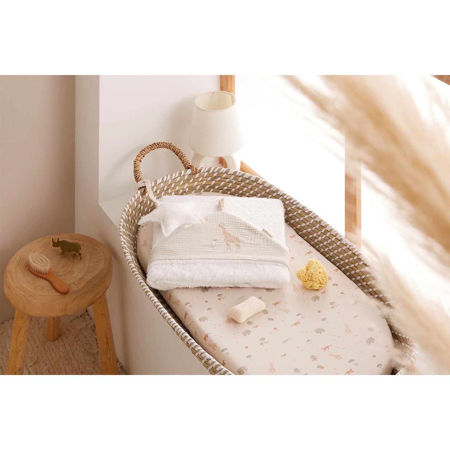 Nairobi Sábana Bajera Ajustable Punto Algodón Capazo_2