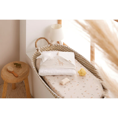 Nairobi Sábana Bajera Ajustable Punto Algodón Capazo_2