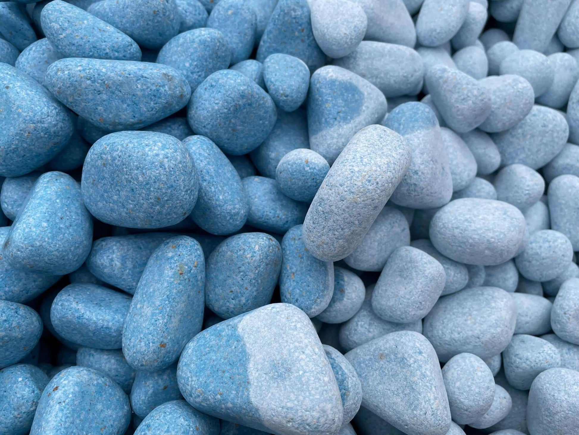 Canto Rodado Azul Cielo Recycla / Saco 20 Kg. / 10-50 Mm_3