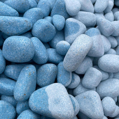 Canto Rodado Azul Cielo Recycla / Saco 20 Kg. / 10-50 Mm_4