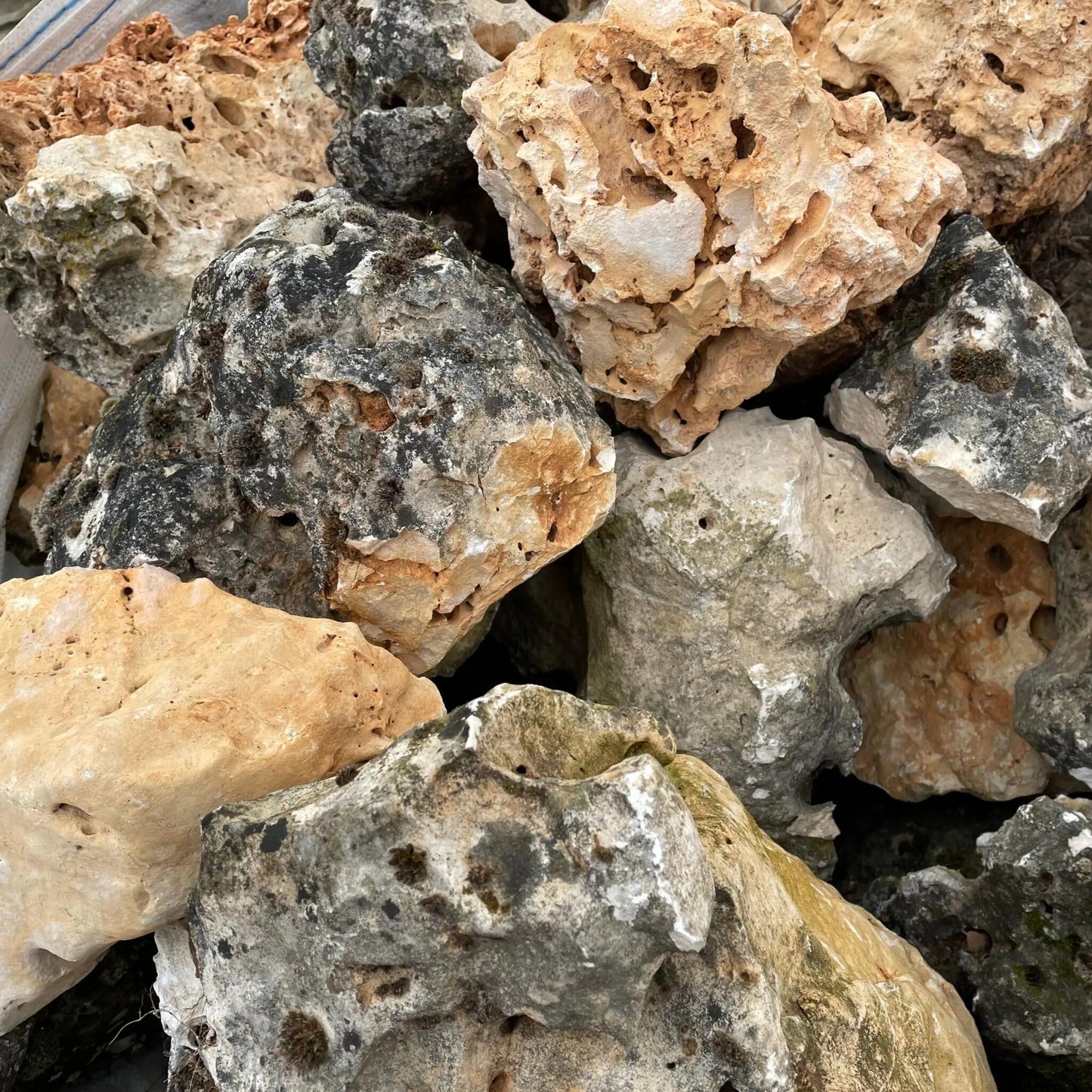 Rocalla Roca Con Agujeros / Unidad De Piedra / 100-500 Mm_1