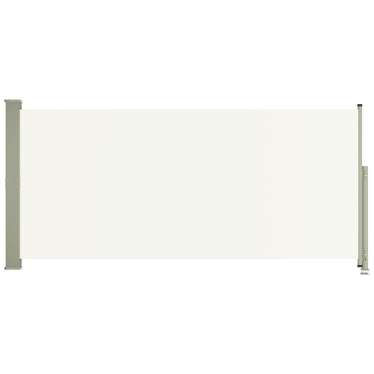 Vidaxl Toldo Lateral Retráctil De Jardín Crema 140x300 Cm_0