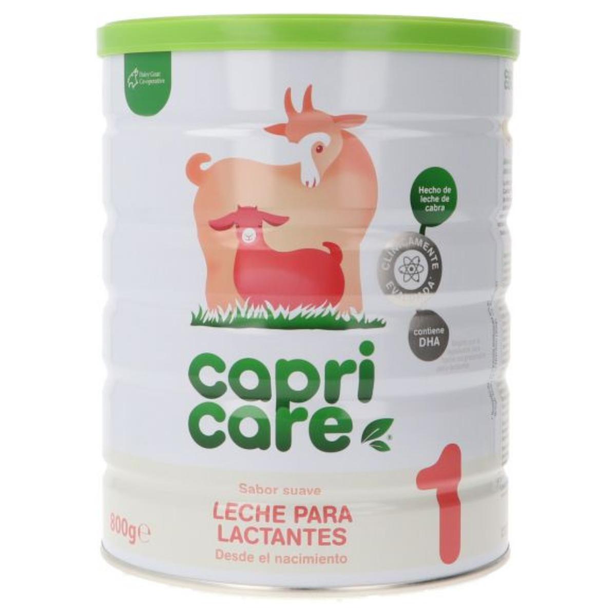 Leite de cabra inicial para lactentes 1 Capricare 800 g