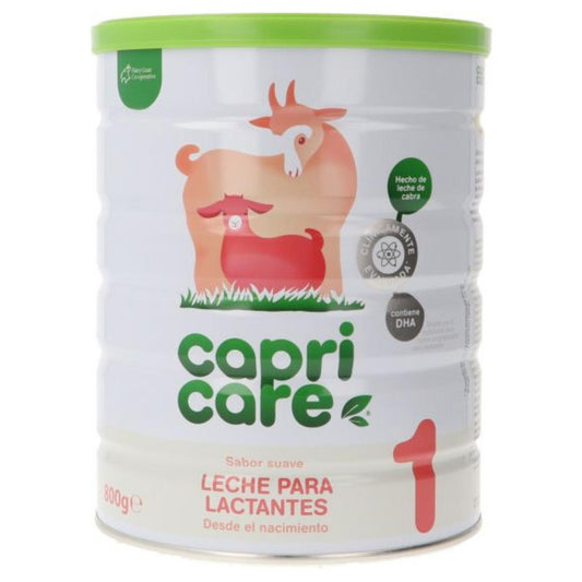 Leite de cabra inicial para lactentes 1 Capricare 800 g