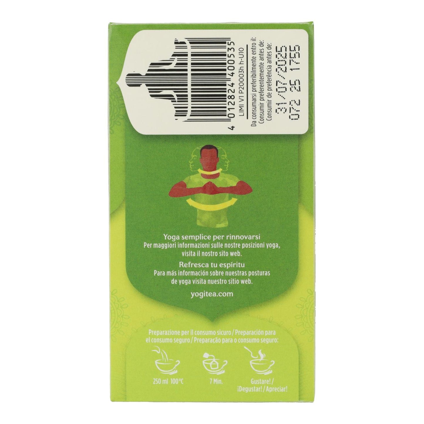 Yogi Tea BIO Limão Menta 17 saquetas de chá