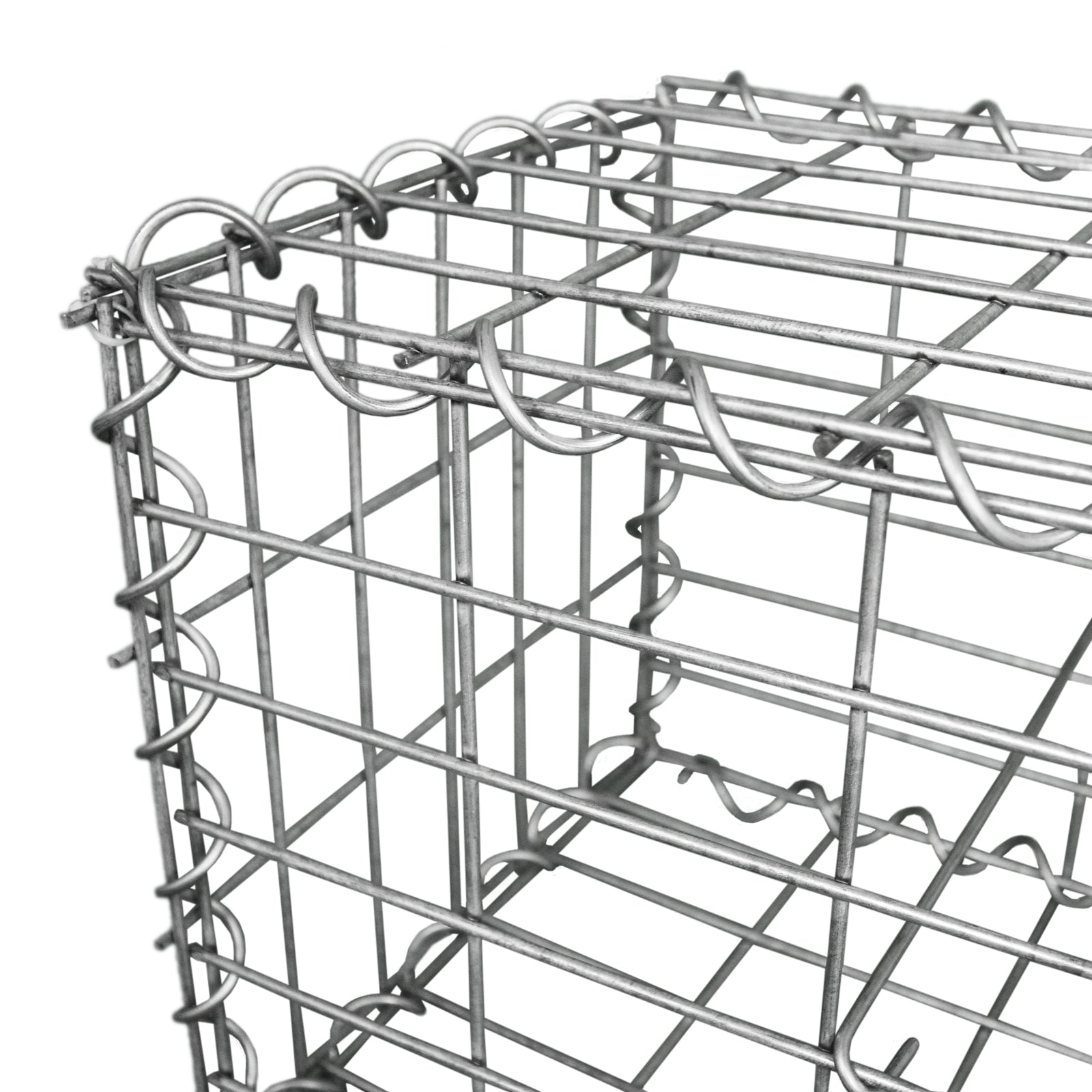 6 Cestas De Acero Galvanizado De Exterior Jaulas Para Decoración 100 X 50 X 30cm_3