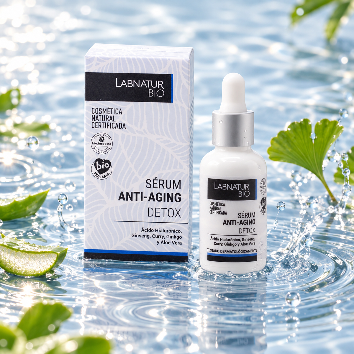 Sérum Facial Detox Labnatur Bio 30 ml | Revitaliza, Hidrata y Protege | Luminosidad y Efecto Antifatiga | Vegano_3