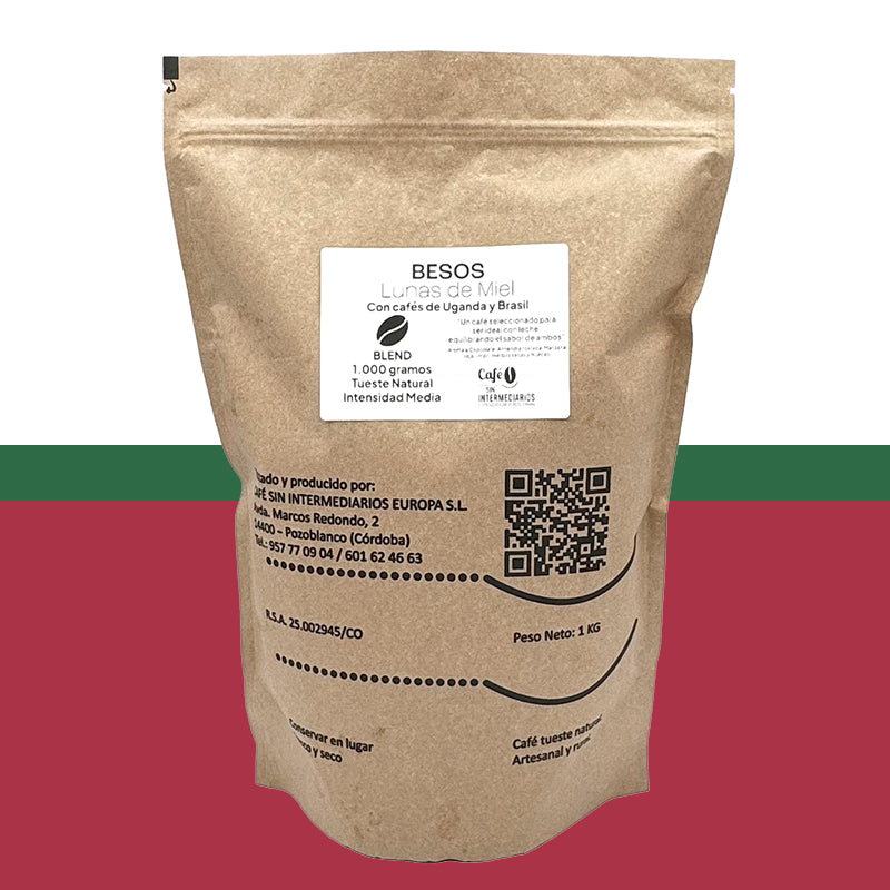Cafe Sin Intermediarios - Besos 1kg - Tostado Semanal,|superautomática |ideal Para Café Con Leche_2