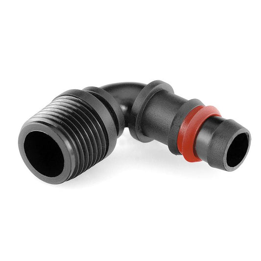 Cotovelo de segurança com rosca macho 16 mm - 1/2" 5 peças