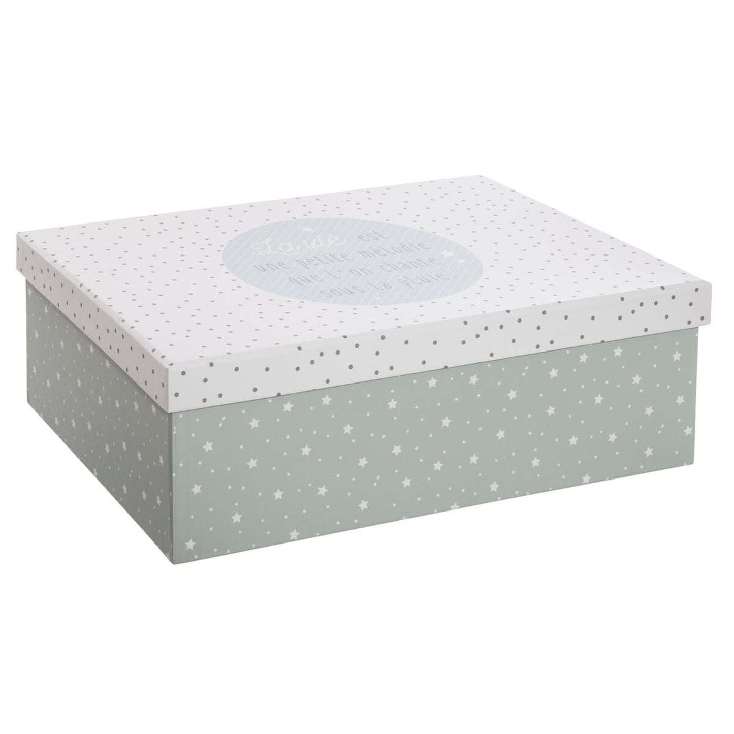 Juego De 3 Cajas De Almacenaje Blancas Y Grises_2