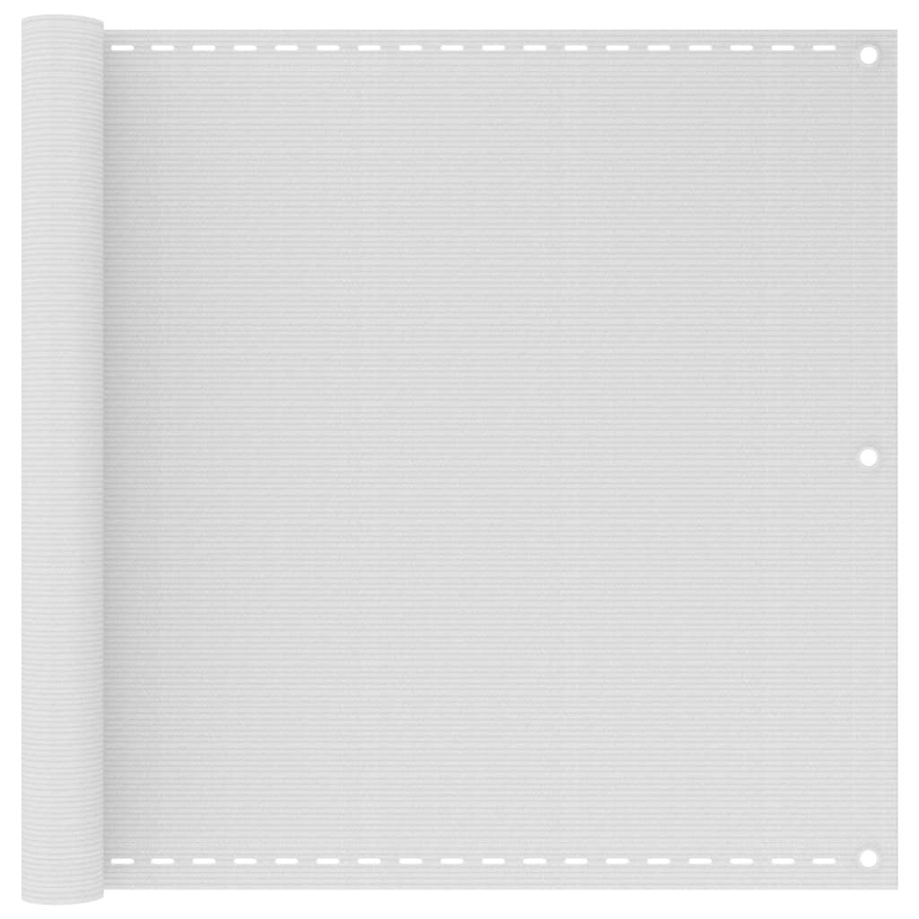 Vidaxl Toldo Para Balcón Hdpe Blanco 90x300 Cm_0