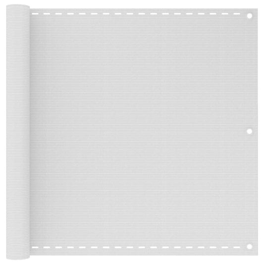 Vidaxl Toldo Para Balcón Hdpe Blanco 90x300 Cm_0
