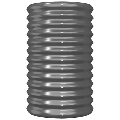 Jardinera Acero Galvanizado Antracita 40x40x68 Cm_2