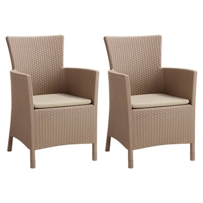 Keter Silla De Comedor De Jardín Iowa Capuchino_0