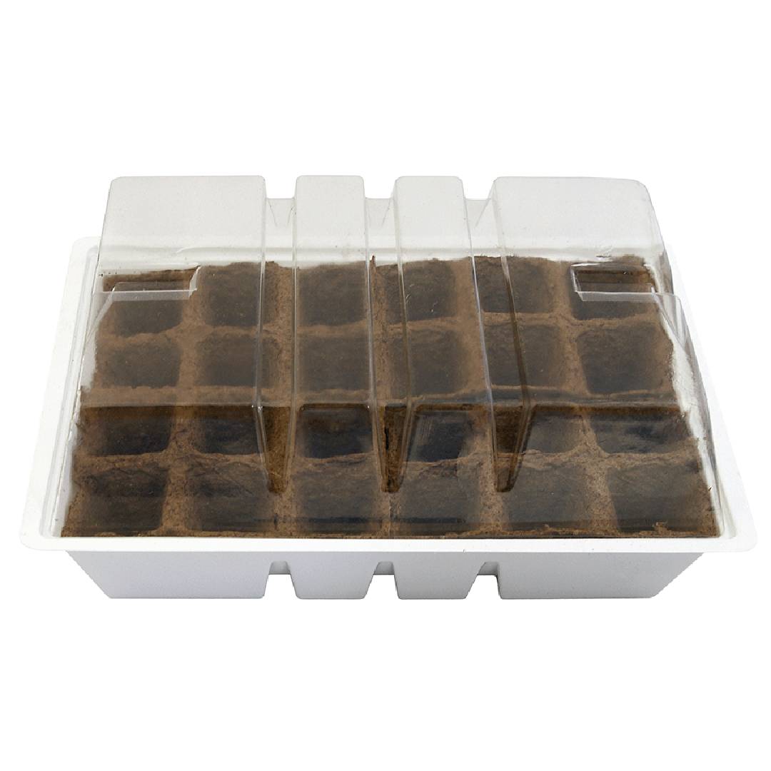 Estufa para Mudas M com Tampa, 4 Tabuleiros, Planeta Huerto