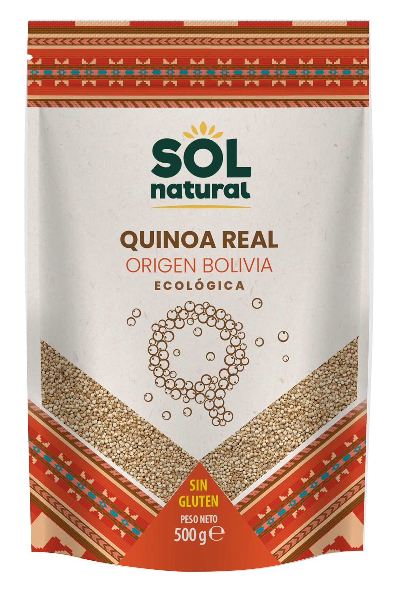 Quinoa Real da Bolívia S/G Sol Natural BIO 500g