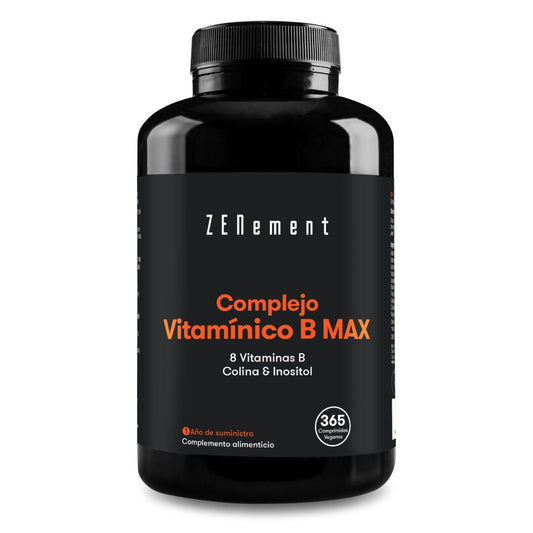 Complexo de Vitamina B Max Zenement, 365 Comprimidos