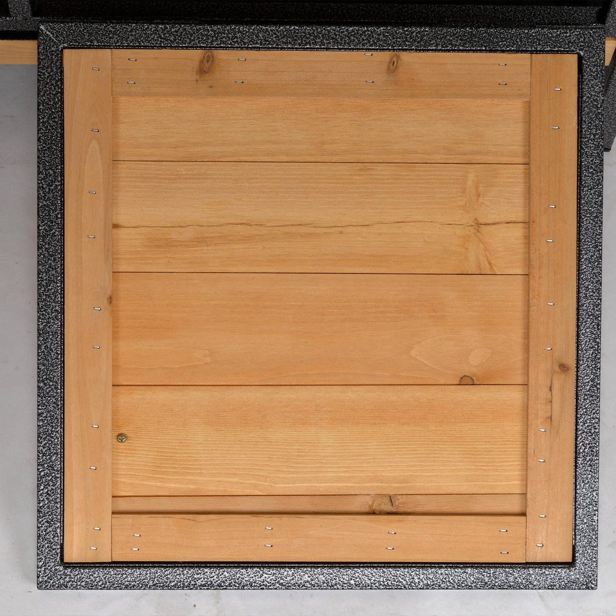 Conejera De Exterior Pawhut Madera De Abeto, Metal Madera Natural Y Negro 122x50x101 Cm_3