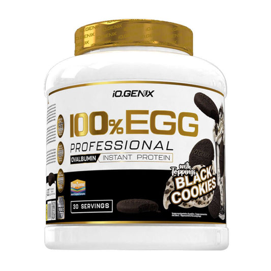 100% Egg Profesional (proteína De Huevo) - 900g - Black Cookies - Proteina Alternativa - Io.genix_0
