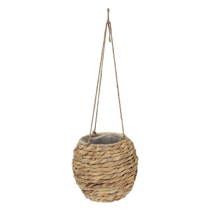 Well Home Juego De 2 Cestas Maceteros De Fibra Natural Ø17ø24cm_2