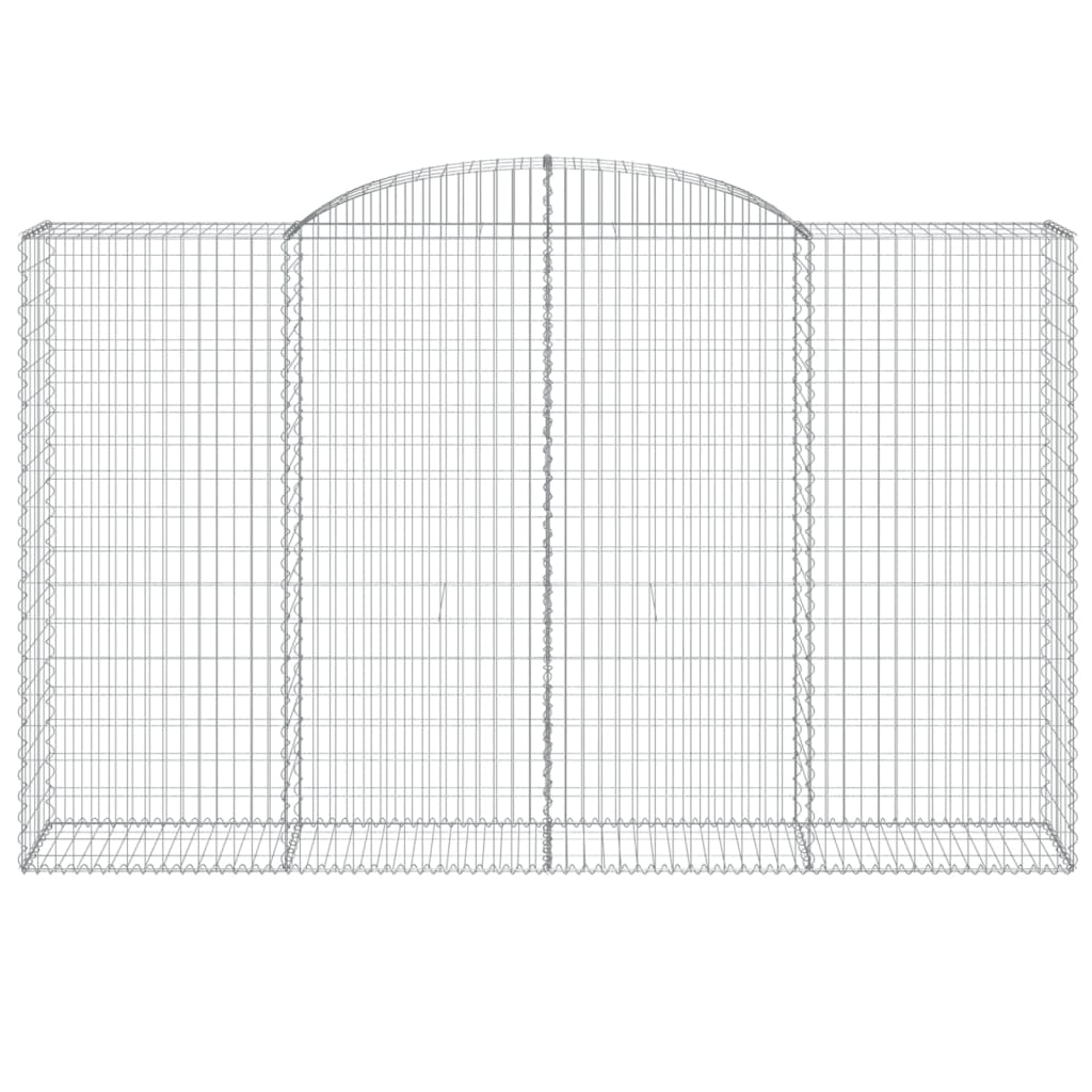 Cestas De Gaviones 17 Uds Forma De Arco Hierro 300x50x180/200cm_3