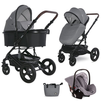 Carro De Bebé De Tres Piezas Boston Hasta 22 Kg Dolphin Grey_0