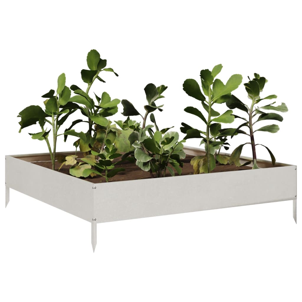 Jardinera De Acero Inoxidable 100x100x26 Cm_2