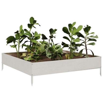 Jardinera De Acero Inoxidable 100x100x26 Cm_2