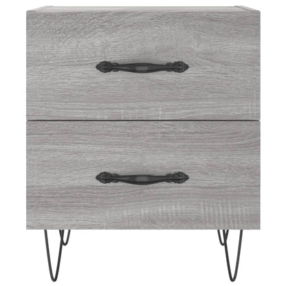 Mesitas Noche 2 Uds Madera Ingeniería Gris Sonoma 40x35x47,5 Cm_4
