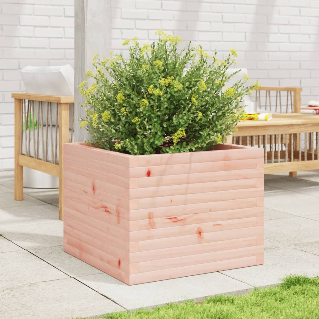 Jardinera De Madera Maciza Douglas 60x60x46 Cm_2