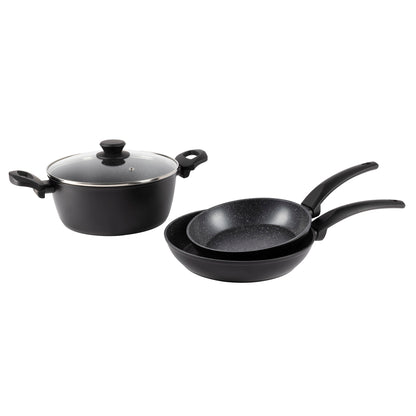 Bateria De Cocina 4pzs Aluminio Forjado Inducción Tormes San Ignacio_0
