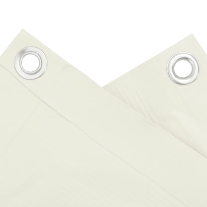 Pantalla De Privacidad De Balcón Pvc Blanco 800x75 Cm / Vetonek_1